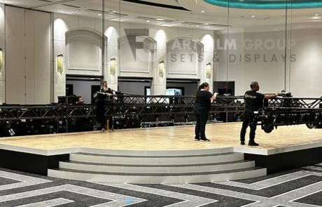Corporate event stage